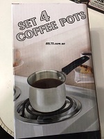     Set 4 Coffee Pots ( , )