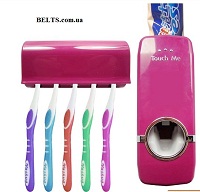     Toothpaste Dispenser.   -   Toothbrush holder